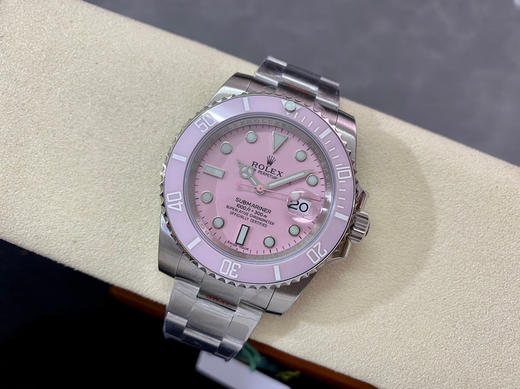 N劳力士v5版女士粉水鬼ROLEX潜航者；2836自动机械机芯，40毫米直径，女士，精钢手表 商品图14