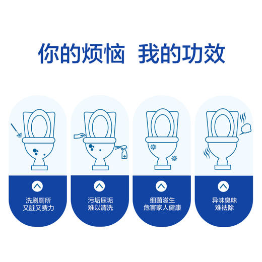 惠寻蓝泡泡洁厕宝20个装 商品图6