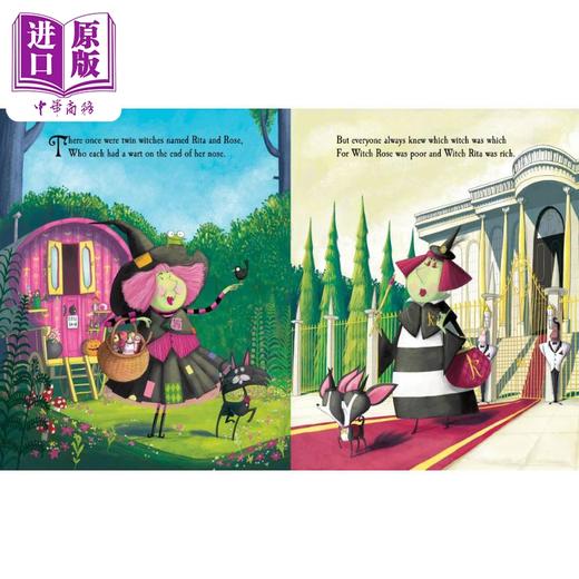【中商原版】Jim Field Rich Witch Poor Witch 富奶奶穷奶奶 英文原版 进口图书 儿童绘本 品德培育 故事图画书 3岁以上 商品图2
