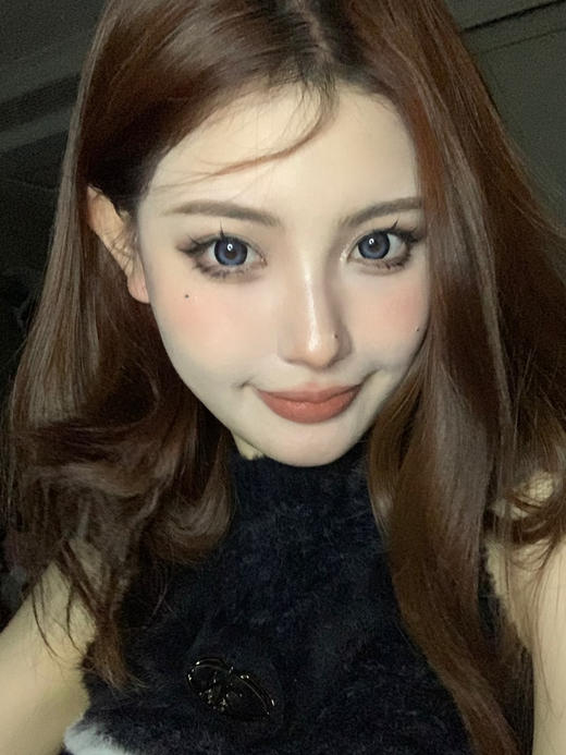 【大直径】Doriscon-傲娇蓝莓-14.5mm【年抛 0-1000度 无525/575】 商品图4