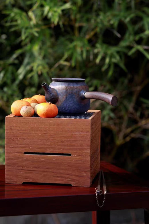 实木煮茶小围炉铁炉 商品图11