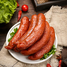 严选 | 哈尔滨风味红肠90g*12根 烟熏香肠 咸香风味