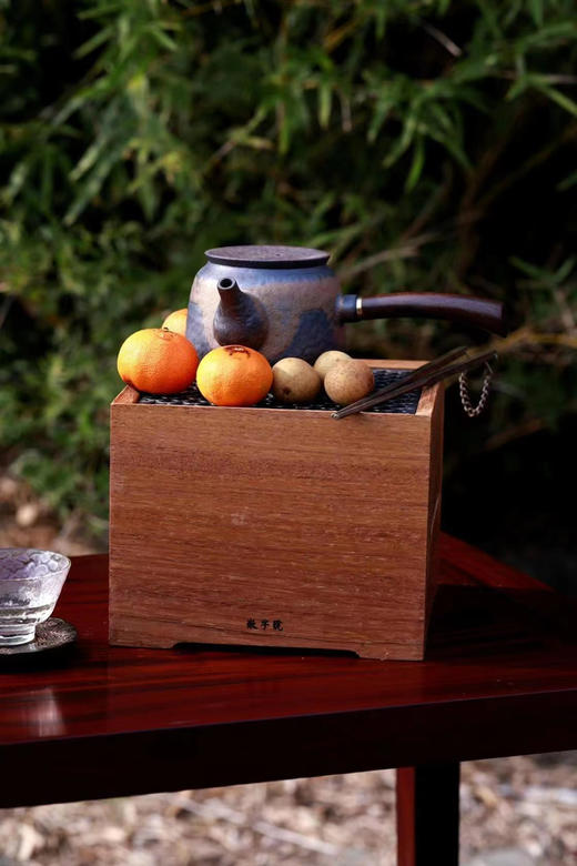 实木煮茶小围炉铁炉 商品图4