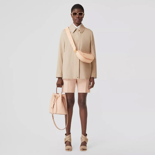 BURBERRY 巴宝莉 女士 Olympia – 皮革小号埃伦匹亚包 浅粉色 8056006 B1916 商品图3