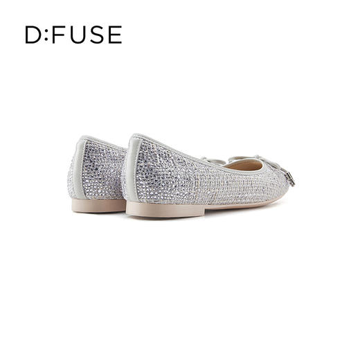 D:FUSE/迪芙斯秋季新品平底单鞋小方头芭蕾舞鞋DF31111020 商品图9