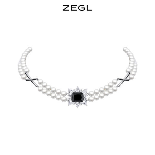 ZEGL设计师宴会系列复古人造珍珠项链女生轻奢小众choker锁骨颈链 商品图0