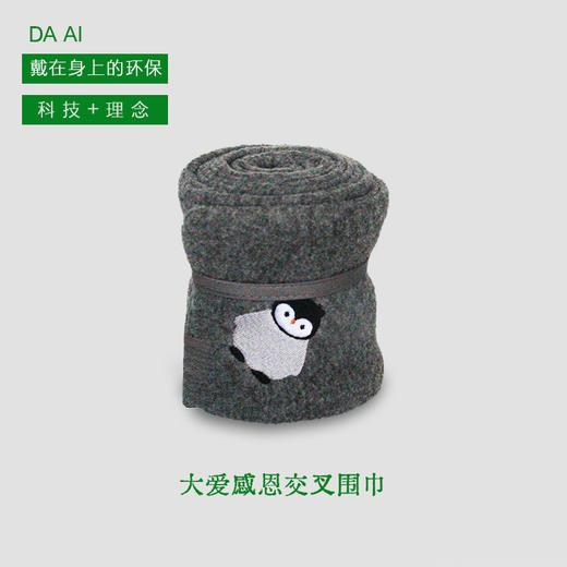 大爱感恩双层交叉围巾（两款可选） 商品图1