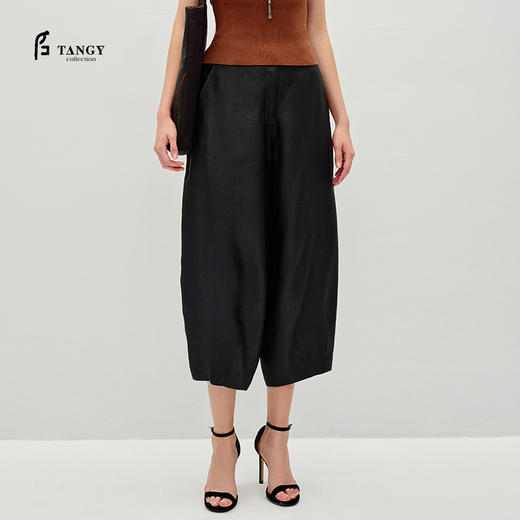 TANGY Collection/天意精品2023春季新款莨绸哈伦裤 商品图0