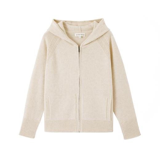 MAISON CECILE经典两色/两个版本软糯随性温暖百搭羊绒带帽套装 商品图3