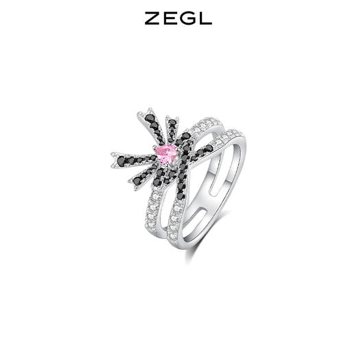 ZEGL设计师宴会系列蝴蝶结戒指女小众设计高级感时尚个性食指戒子 商品图2