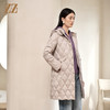 佐尔美冬季新款 经典款连帽保暖菱形格羽绒服女E24YY26 商品缩略图3