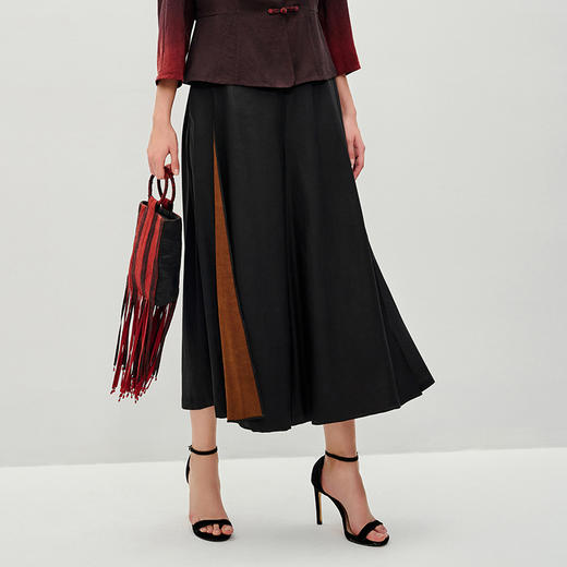 TANGY Collection/天意精品春季莨绸阔腿裤 商品图1