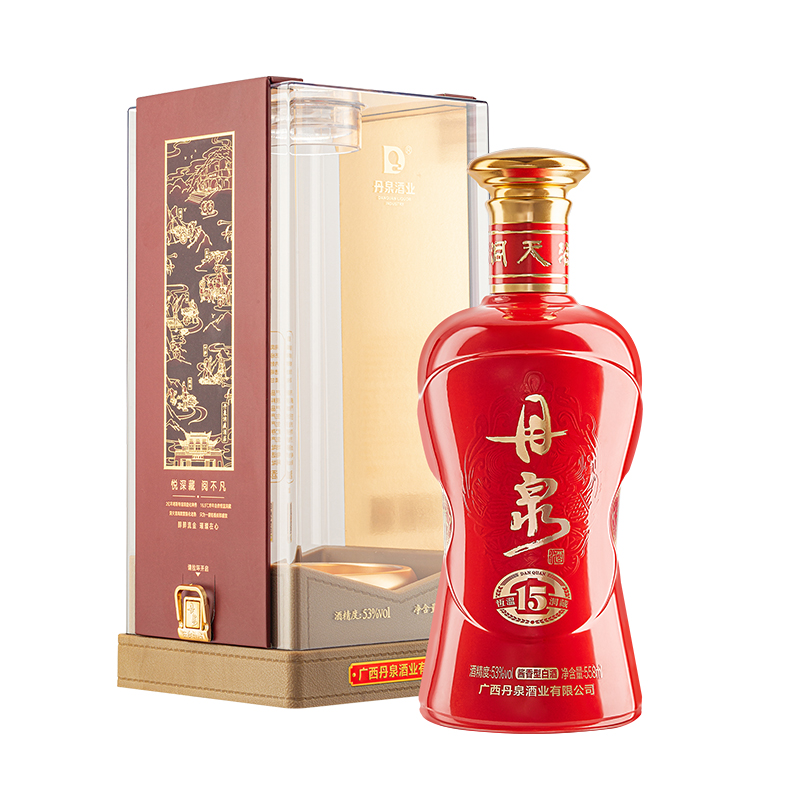 【酒厂自营】广西丹泉酒 洞藏15加量装 53度酱香型白酒558ml单瓶