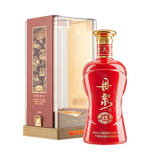 【酒厂自营】广西丹泉酒 洞藏15加量装 53度酱香型白酒558ml单瓶 商品图0