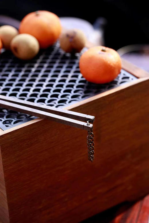 实木煮茶小围炉铁炉 商品图9