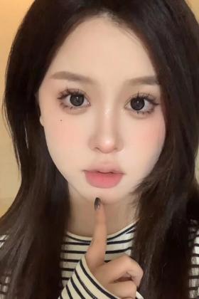 E-lensstyle 美瞳半年抛 玻璃黑珍珠 直径14.5mm着色13.6mm