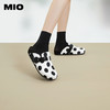 MIO米奥夏季复古风舒适平跟包头拖时尚百搭波点勃肯拖鞋女鞋 M232226819 商品缩略图1