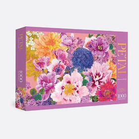 花的姿态：1000块拼图 生日礼物艺术拼图 英文原版 PETAL: 1000-PIECE PUZZLE Adriana Picker