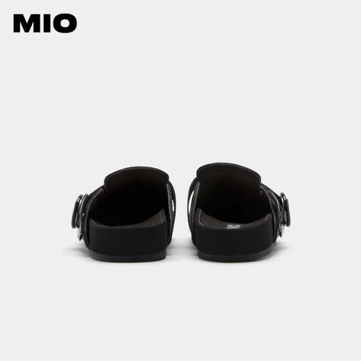 MIO米奥夏季复古风舒适平跟包头拖时尚百搭波点勃肯拖鞋女鞋 M232226819 商品图3