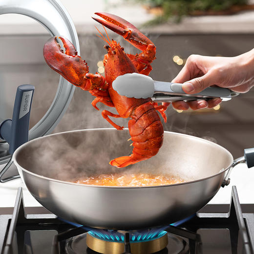 苏泊尔有钛无涂层不粘抗菌炒锅CC32JG3家用炒菜锅燃气灶用 商品图2