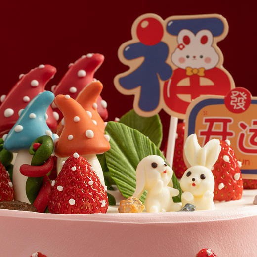 【可爱童话风】爱丽丝乐园蛋糕，在兔年送上美好祝福（全国正价链接） 商品图2