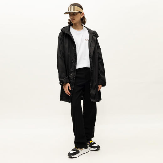 BURBERRY 巴宝莉 男士格纹麂皮拼皮革休闲运动鞋 混色 8056918 A7026 商品图3