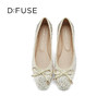 D:FUSE/迪芙斯秋季新品平底单鞋小方头芭蕾舞鞋DF31111020 商品缩略图5