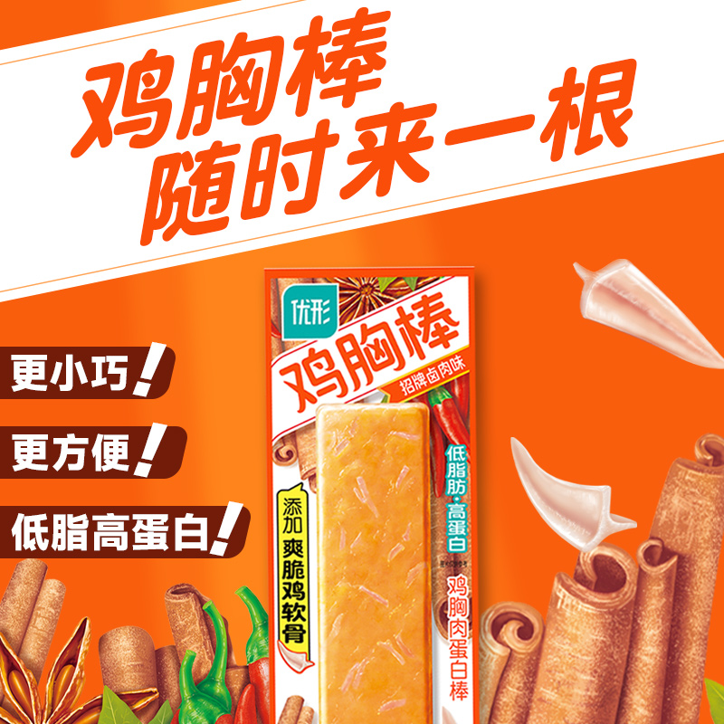 【🔥抢先购】优形高蛋白鸡胸棒60g