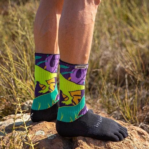 INJINJI五指袜 长筒越野路跑袜 户外徒步 越野跑 旅行耐磨袜 路跑 商品图4