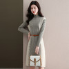 直筒针织连衣裙，显瘦百搭韩版毛衣裙CC-XYY996 商品缩略图0
