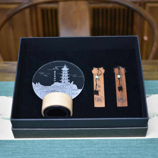 羽诗制造出品 文耀甬城套装夜灯书签文创礼盒 商品图3