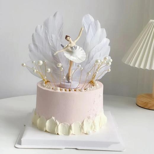 巴蕾舞翅膀生日蛋糕 商品图0