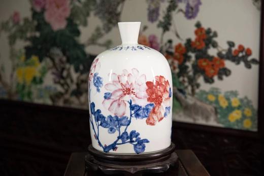 青花釉下红国色天香 商品图0