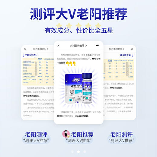 【U+系列】MAG医护版关节生 40片盒装 鲨鱼软骨素补充氨糖老年犬折耳猫关节养护镇痛消肿 商品图5
