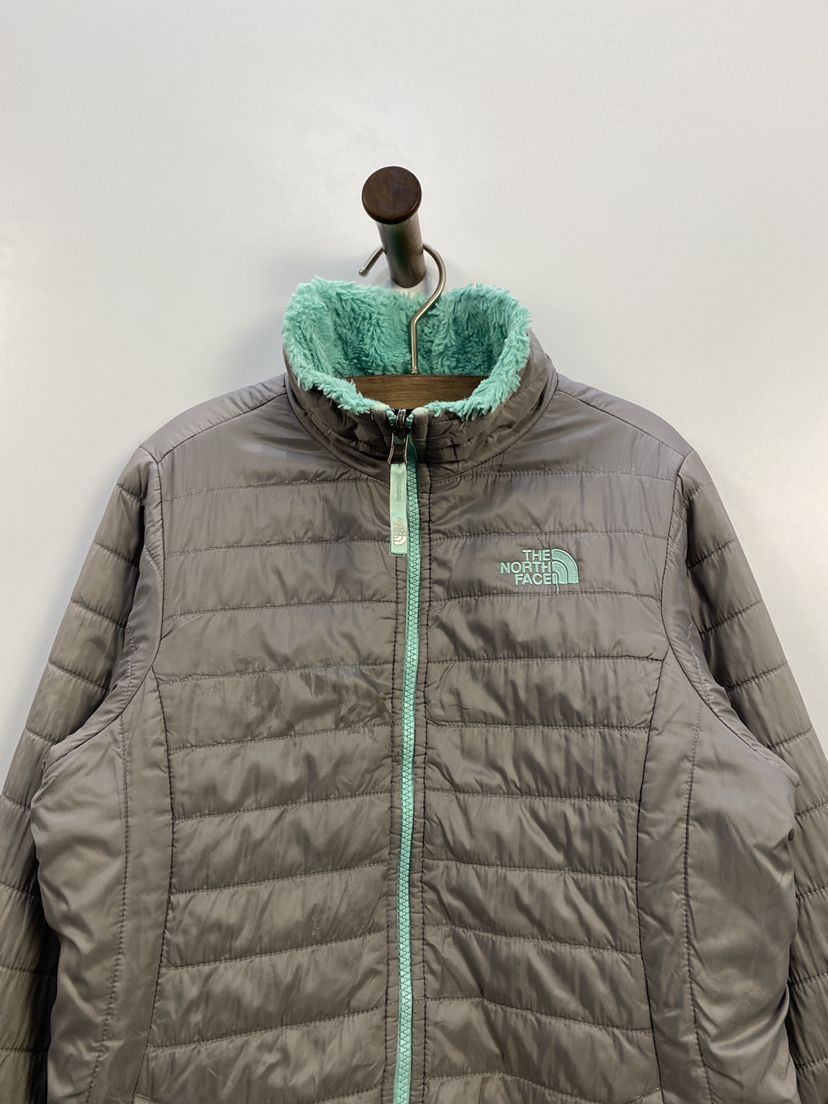 双面穿 The North Face 北面 长绒毛 棉服 夹棉外套_CTJK(S)