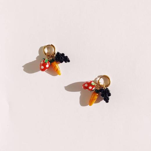 订购8周到｜Ninfa-Vitamin-混合水果 耳环［葡萄牙设计师］ 商品图0