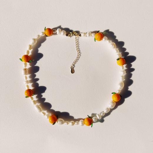 订购8周到｜Ninfa-Tangerine-甜橙 珍珠 项链［葡萄牙设计师］ 商品图0