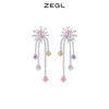 ZEGL设计师宴会系列烟花流苏耳环女小众设计感高级耳钉银针耳饰品 商品缩略图0