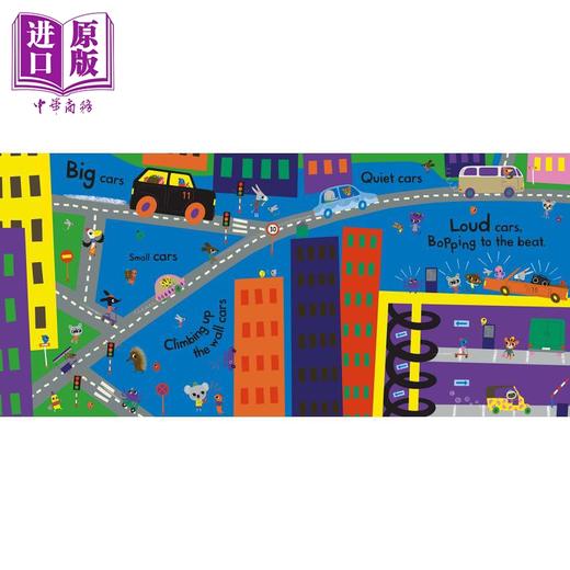 【中商原版】Cars Cars Cars 有趣的交通工具 轿车 Donna David 英文原版 进口图书 学龄前低幼儿童绘本 车辆图画数数书 商品图2