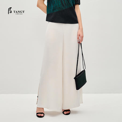 TANGY Collection/天意精品2023春季桑蚕丝长裤 商品图0