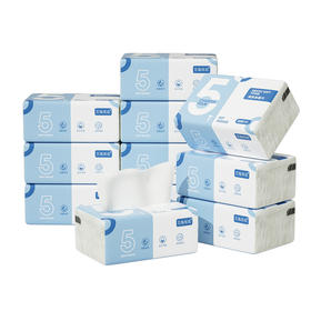 艾逸瑶选原生木浆蓝色梦想300张12包软纸抽AYYX018-12