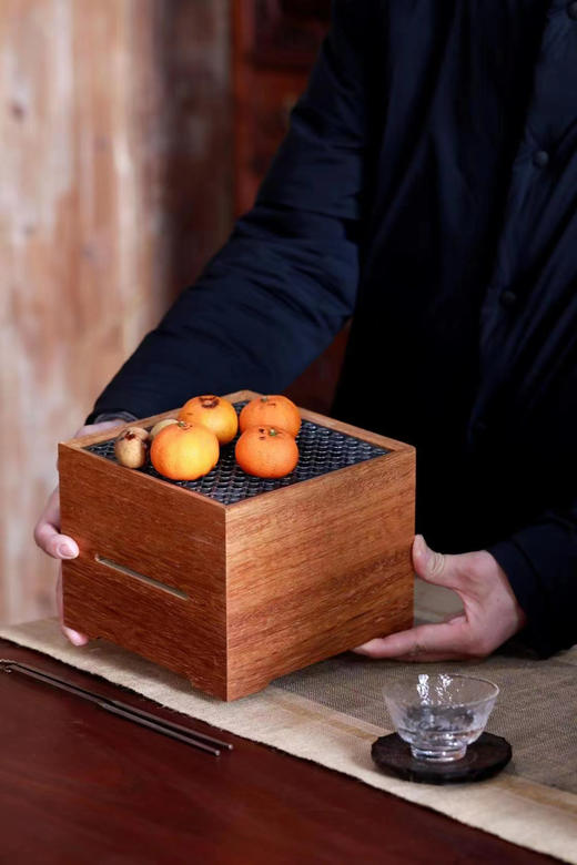 实木煮茶小围炉铁炉 商品图1