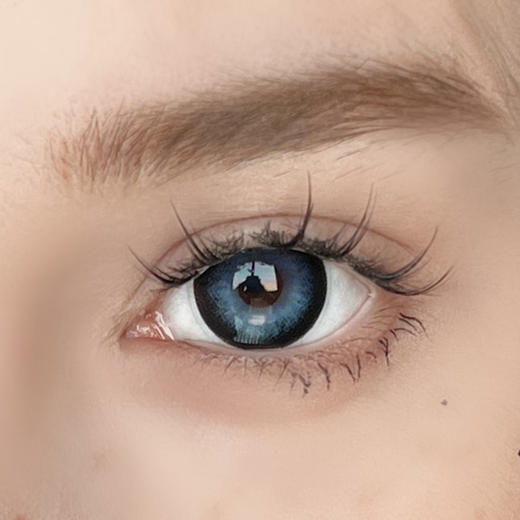 【大直径】Doriscon-傲娇蓝莓-14.5mm【年抛 0-1000度 无525/575】 商品图9