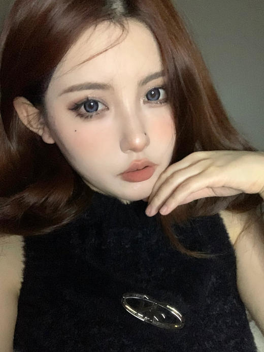 【大直径】Doriscon-傲娇蓝莓-14.5mm【年抛 0-1000度 无525/575】 商品图3