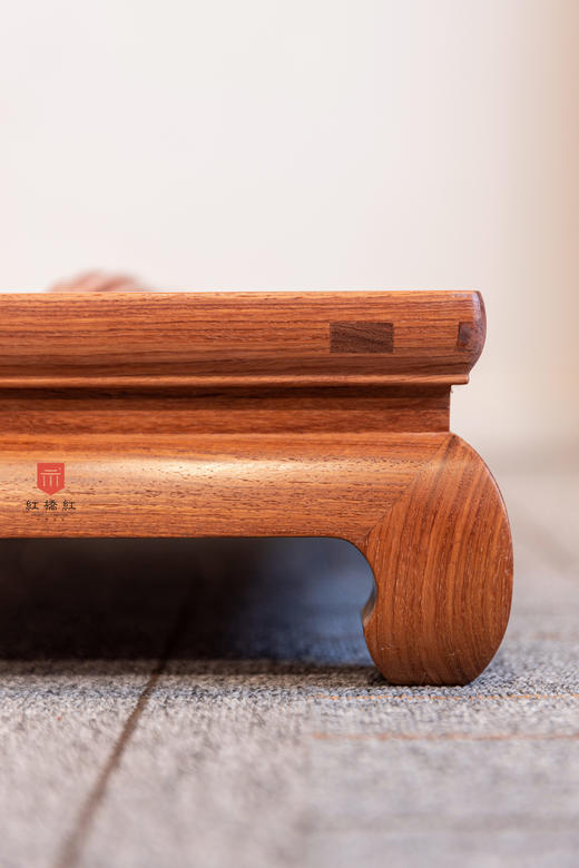 红桥红  家具严选  缅甸花梨（大果紫檀）【60 滚轴养身脚踏】 商品图5