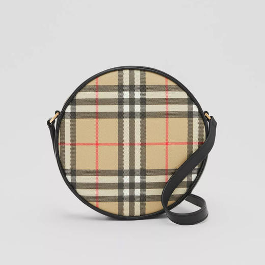 BURBERRY 巴宝莉 女士 Louise - Vintage 格纹拼皮革路易丝包 格子 8058005 A1189 商品图0