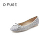 D:FUSE/迪芙斯秋季新品平底单鞋小方头芭蕾舞鞋DF31111020 商品缩略图7