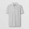 【三】BURBERRY 巴宝莉 男士TB专属标识图案珠地网眼布棉质短袖 Polo 衫 灰色 8052966 A2142 商品缩略图0