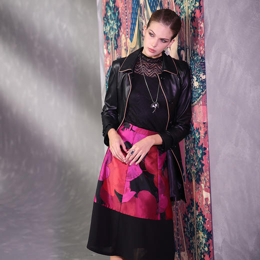 【伯妮斯茵】拼接半裙--仕女与独角兽的乌托邦--《因汉而生--哥特》3B6224 商品图1