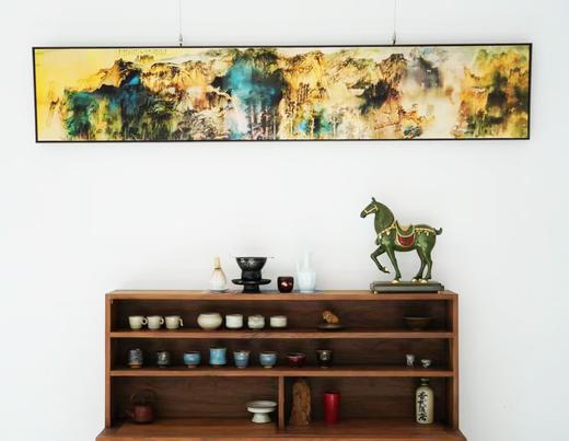 张大千艺术版画｜庐山图  290*53cm/9平尺 商品图0